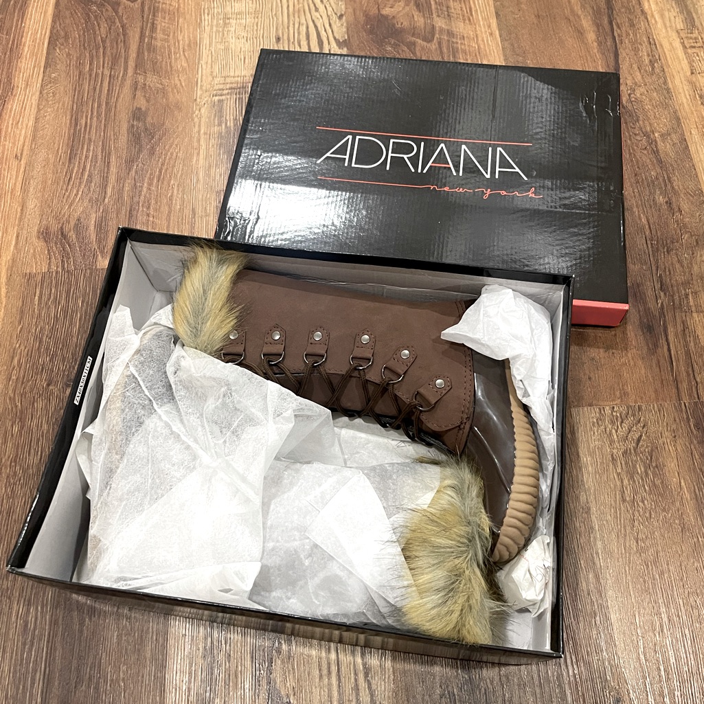 Adriana New York  Brown Duck Boots